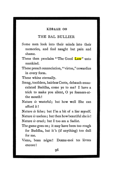 Original scan of The Book of Lies, PDF page 102