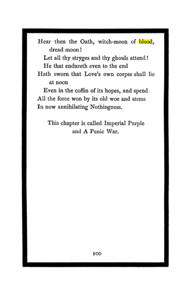 Original scan of The Book of Lies, PDF page 106