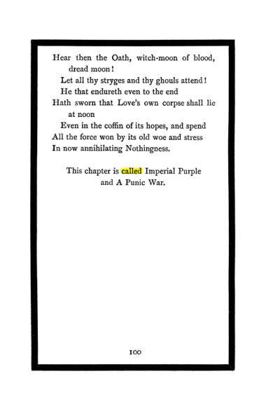 Original scan of The Book of Lies, PDF page 106