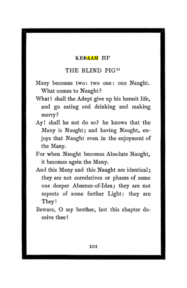 Original scan of The Book of Lies, PDF page 107