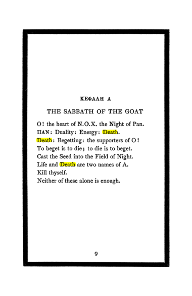Original scan of The Book of Lies, PDF page 11