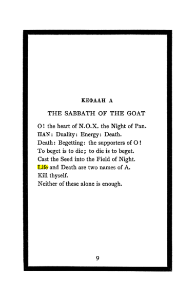 Original scan of The Book of Lies, PDF page 11