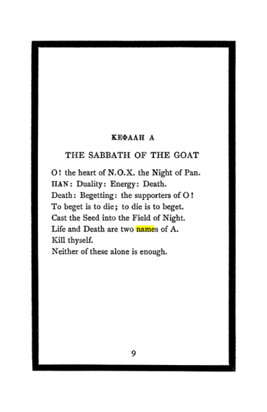 Original scan of The Book of Lies, PDF page 11