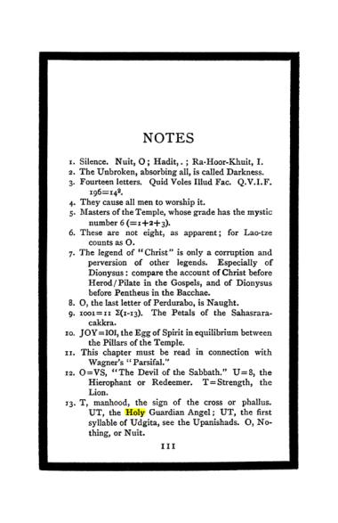Original scan of The Book of Lies, PDF page 117