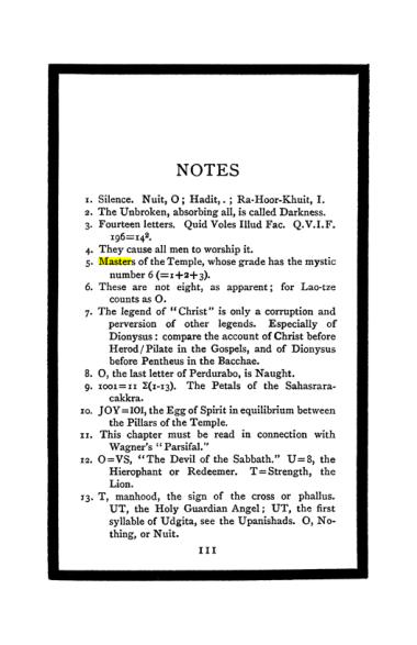 Original scan of The Book of Lies, PDF page 117