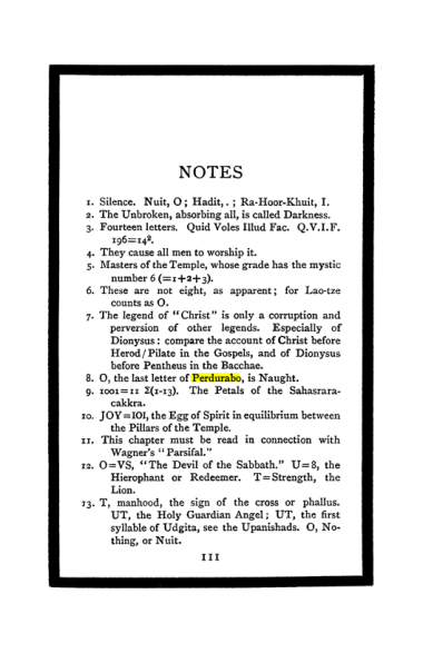 Original scan of The Book of Lies, PDF page 117