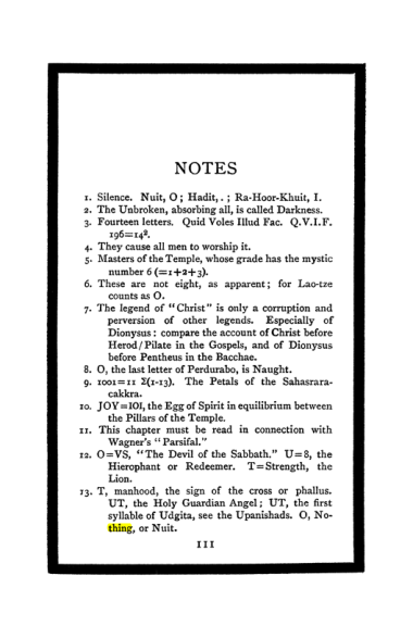 Original scan of The Book of Lies, PDF page 117