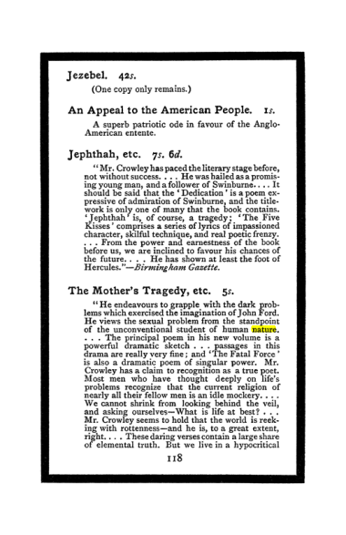 Original scan of The Book of Lies, PDF page 126