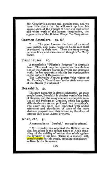 Original scan of The Book of Lies, PDF page 128