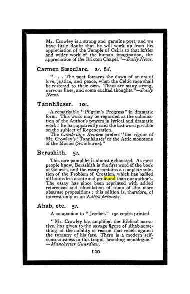 Original scan of The Book of Lies, PDF page 128