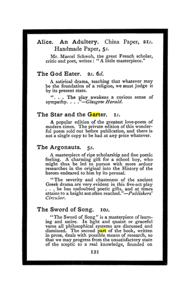 Original scan of The Book of Lies, PDF page 129