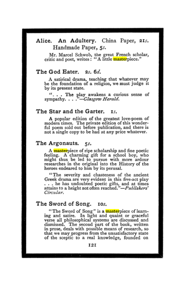 Original scan of The Book of Lies, PDF page 129