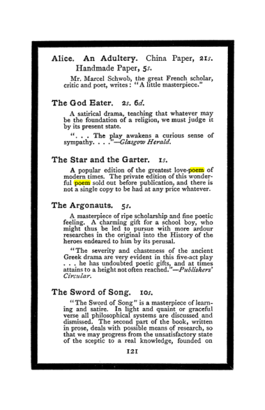Original scan of The Book of Lies, PDF page 129
