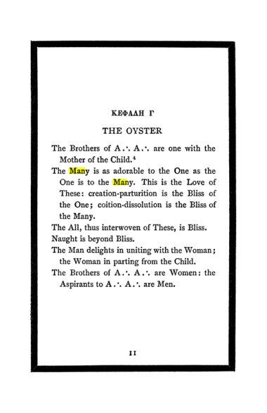 Original scan of The Book of Lies, PDF page 13