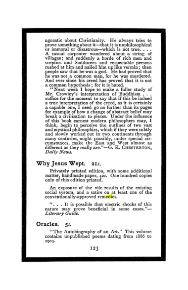 Original scan of The Book of Lies, PDF page 131