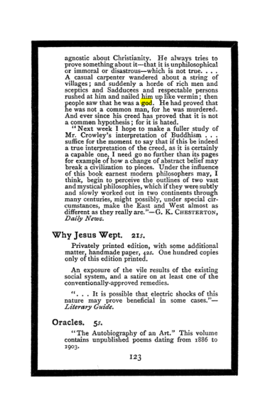 Original scan of The Book of Lies, PDF page 131