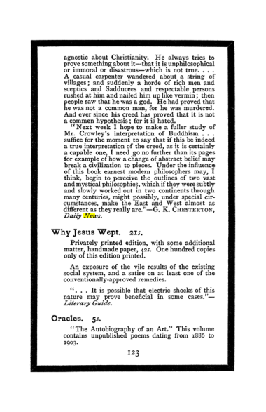 Original scan of The Book of Lies, PDF page 131