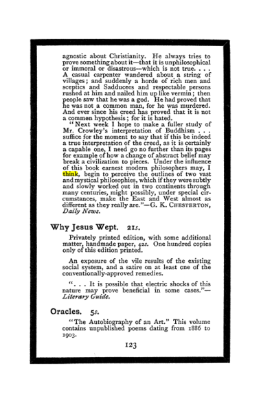 Original scan of The Book of Lies, PDF page 131