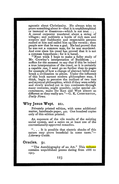 Original scan of The Book of Lies, PDF page 131