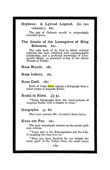 Original scan of The Book of Lies, PDF page 132