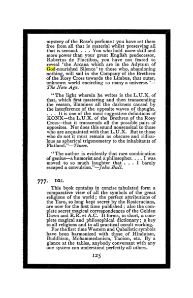 Original scan of The Book of Lies, PDF page 133