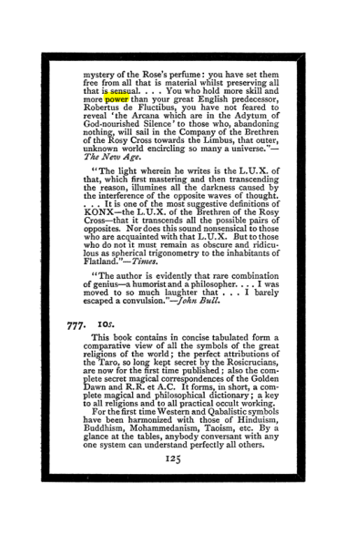 Original scan of The Book of Lies, PDF page 133