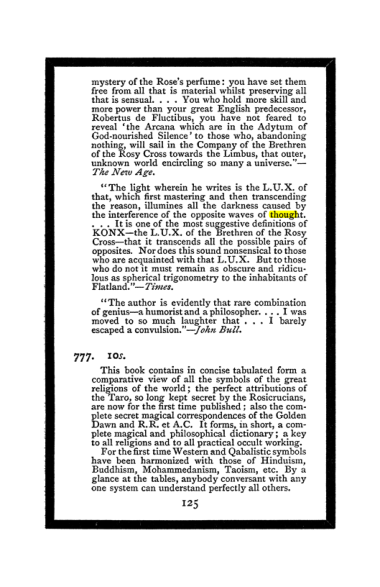 Original scan of The Book of Lies, PDF page 133