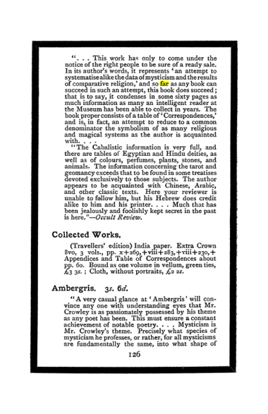Original scan of The Book of Lies, PDF page 134