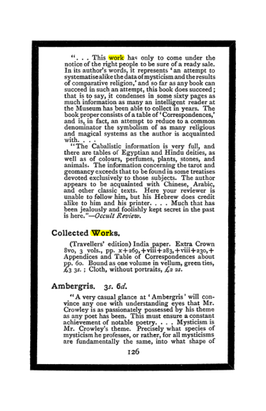 Original scan of The Book of Lies, PDF page 134