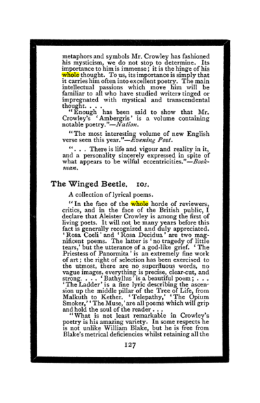 Original scan of The Book of Lies, PDF page 135