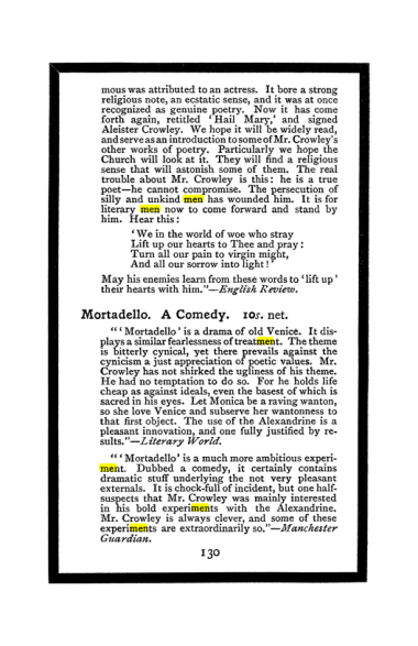 Original scan of The Book of Lies, PDF page 138