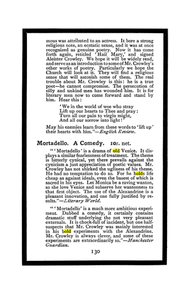Original scan of The Book of Lies, PDF page 138