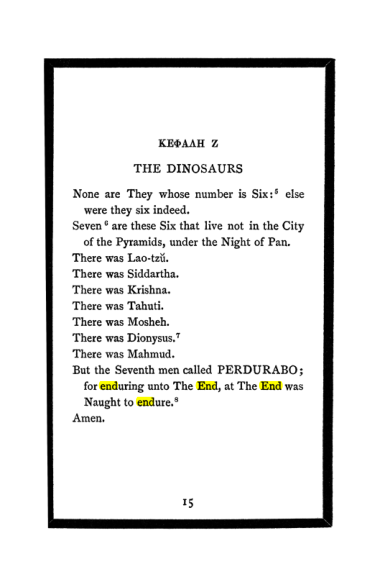 Original scan of The Book of Lies, PDF page 19