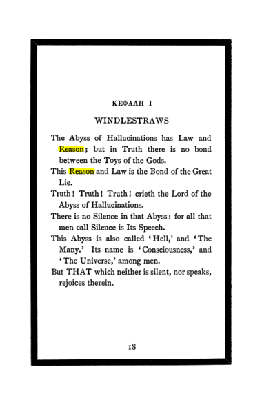 Original scan of The Book of Lies, PDF page 22