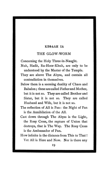 Original scan of The Book of Lies, PDF page 23