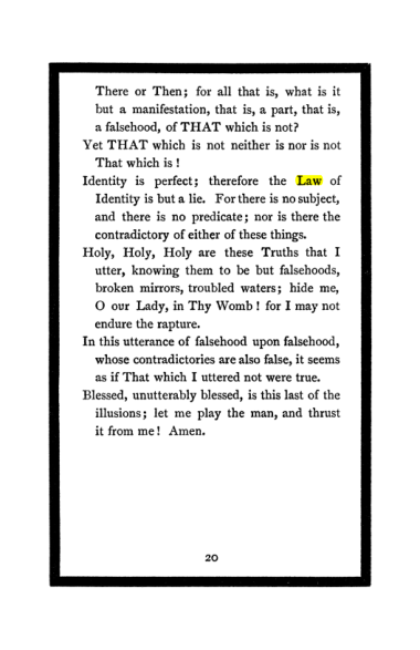 Original scan of The Book of Lies, PDF page 24