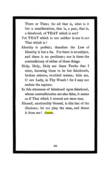 Original scan of The Book of Lies, PDF page 24