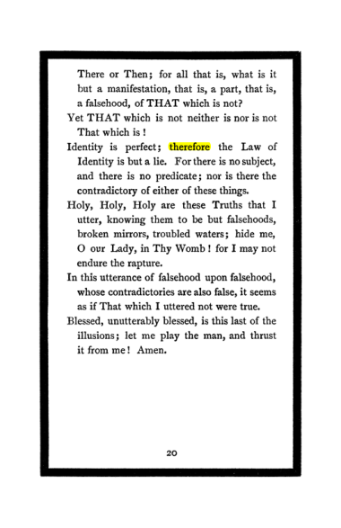 Original scan of The Book of Lies, PDF page 24