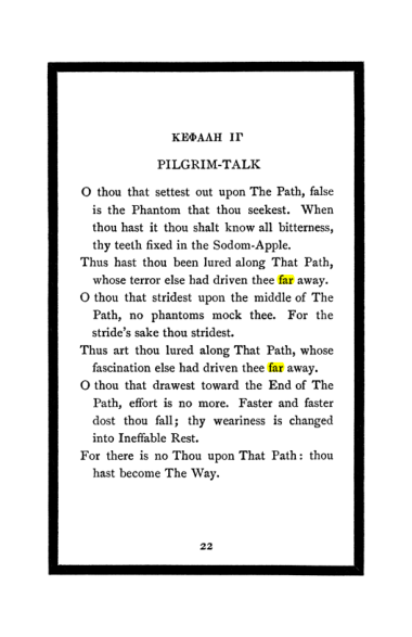 Original scan of The Book of Lies, PDF page 26