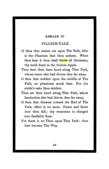 Original scan of The Book of Lies, PDF page 26