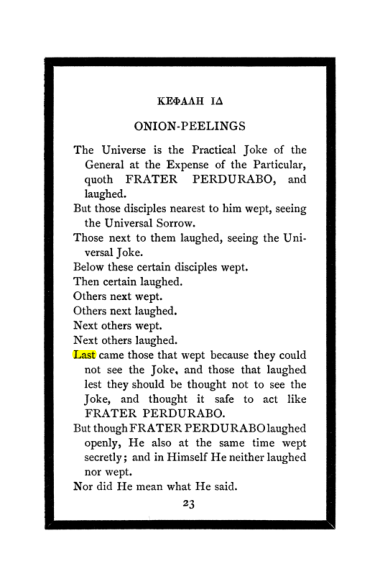Original scan of The Book of Lies, PDF page 27
