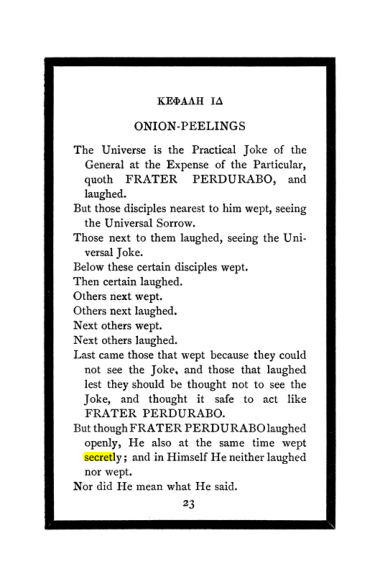 Original scan of The Book of Lies, PDF page 27