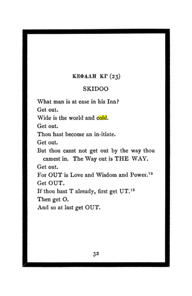 Original scan of The Book of Lies, PDF page 36