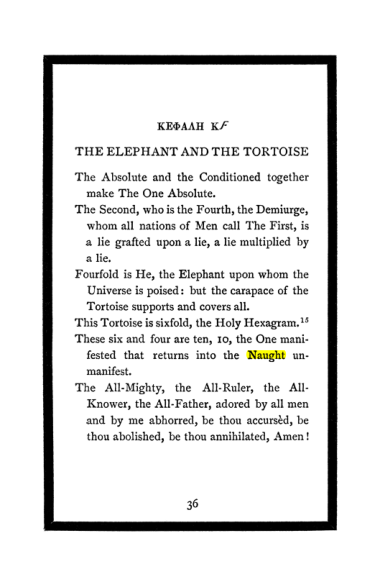 Original scan of The Book of Lies, PDF page 40