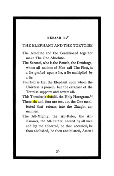 Original scan of The Book of Lies, PDF page 40
