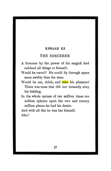 Original scan of The Book of Lies, PDF page 41