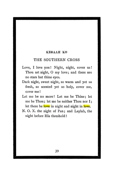 Original scan of The Book of Lies, PDF page 43
