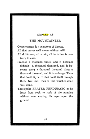 Original scan of The Book of Lies, PDF page 46