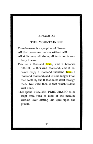 Original scan of The Book of Lies, PDF page 46
