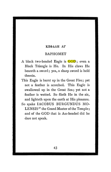 Original scan of The Book of Lies, PDF page 47